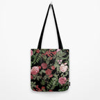 Vintage Roses, Floral Prints Tote Bag Gallery Image 2