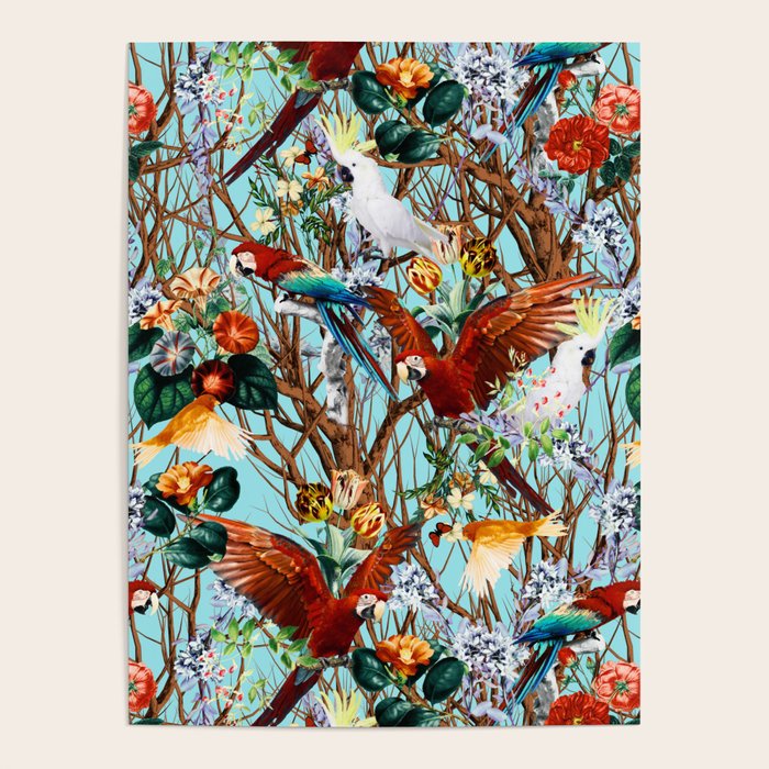Floral and Birds XXX Poster Gallery Image 4