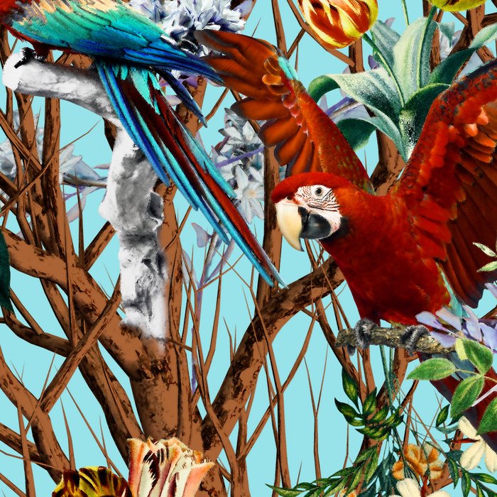 Floral and Birds XXX Coffee Mug Gallery Image 2