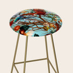 Floral and Birds XXX Stool Gallery Image 2