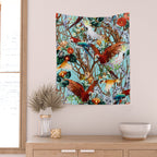 Floral and Birds XXX Wall Tapestry Gallery Image 2
