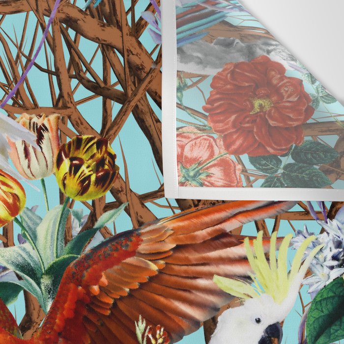 Floral and Birds XXX Wall Tapestry Gallery Image 3