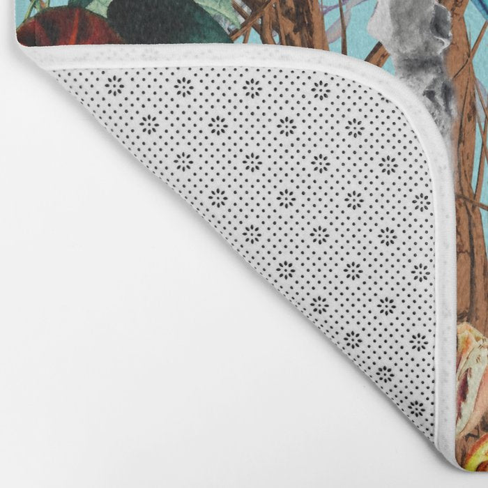 Floral and Birds XXX Bath Mat Gallery Image 2