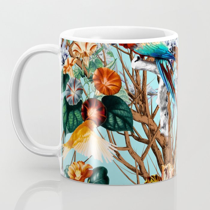Floral and Birds XXX Coffee Mug Gallery Image 3