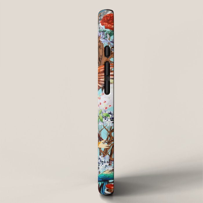 Floral and Birds XXX iPhone Case Gallery Image 2