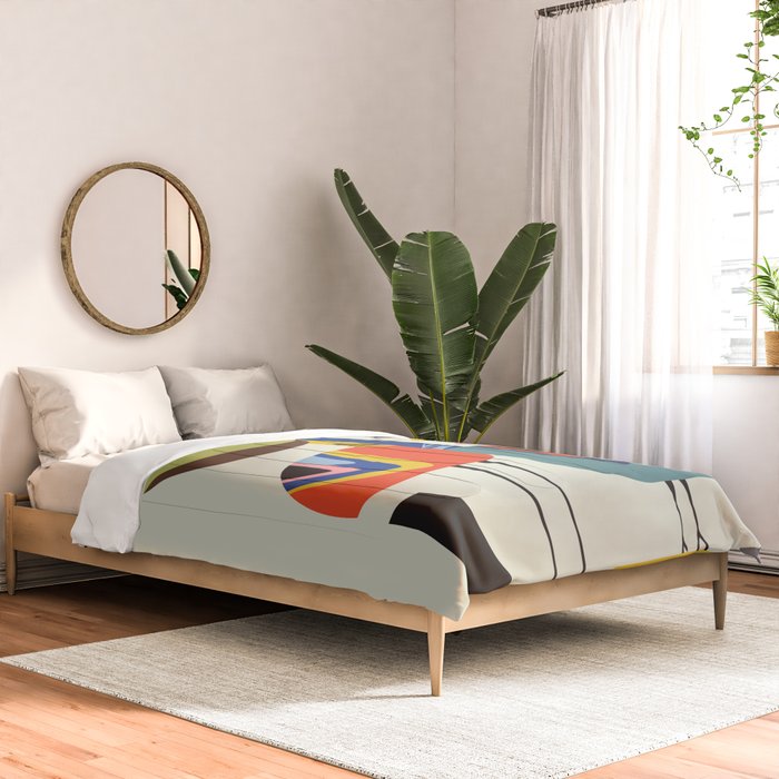 Mid century Pelicans Comforter Gallery Image 2