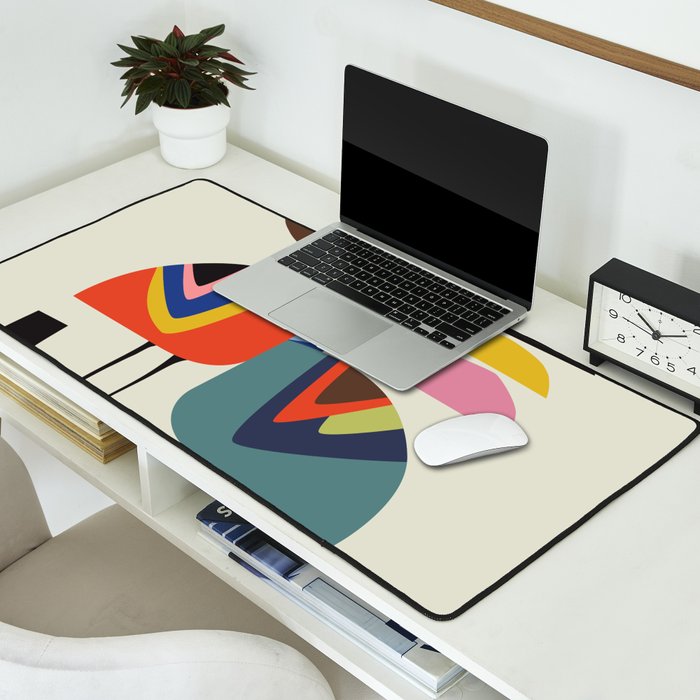 Mid century Pelicans Desk Mat Gallery Image 2