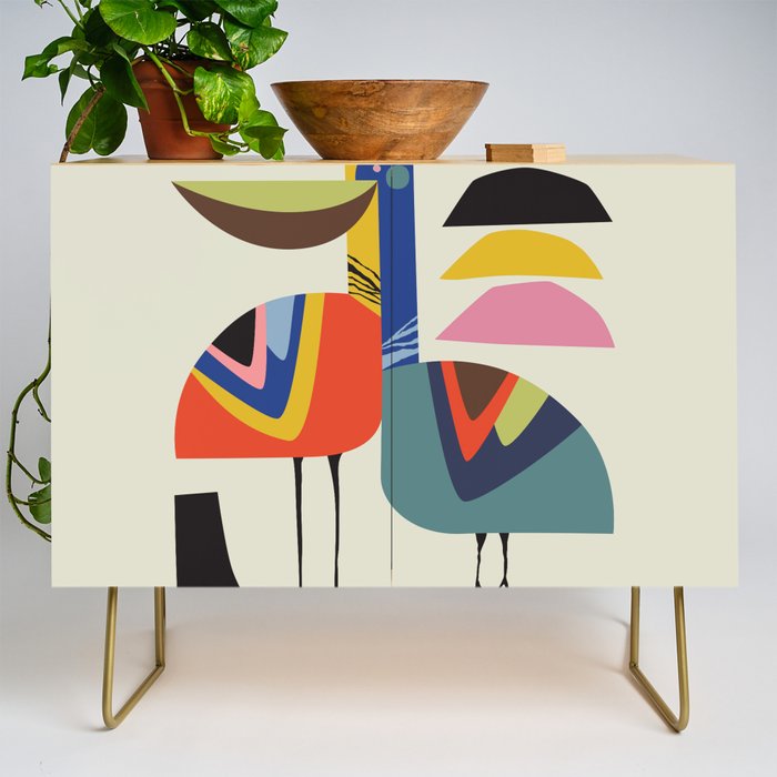 Mid century Pelicans Credenza Gallery Image 1