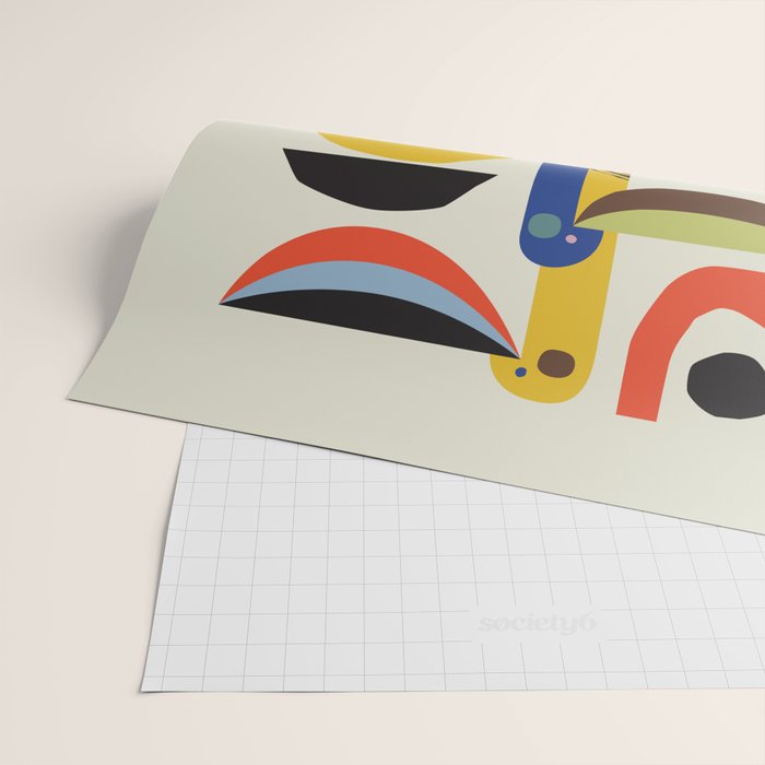 Mid century Pelicans Wrapping Paper Gallery Image 2