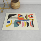 Mid century Pelicans Rug Gallery Image 1