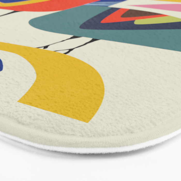 Mid century Pelicans Bath Mat Gallery Image 3