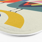 Mid century Pelicans Bath Mat Gallery Image 3