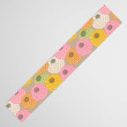 Bloom Wildly - Colorful Zinnia Flowers and Butterfly Table Runner Gallery Image 3