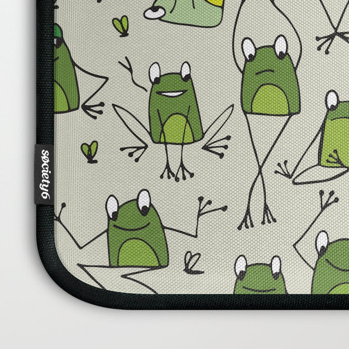 Funny Frogs Laptop Sleeve Gallery Image 3