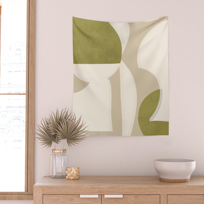 Minimal Abstraction 4 Wall Tapestry Gallery Image 2