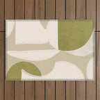 Minimal Abstraction 4 Outdoor Rug Gallery Image 1