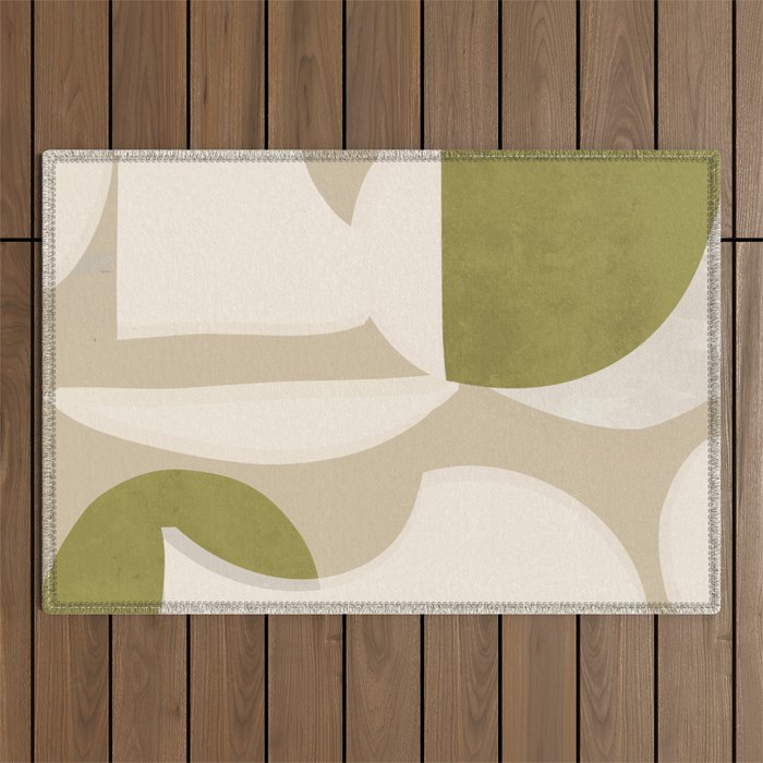 Minimal Abstraction 4 Outdoor Rug Gallery Image 1