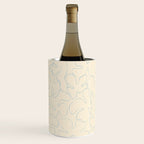 Abstract floral petal line art pattern Wine Chiller Gallery Image 1