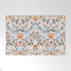 Beach thistle and shells soft peach Welcome Mat Gallery Image 1