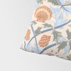 Beach thistle and shells soft peach Pillow Sham Gallery Image 4