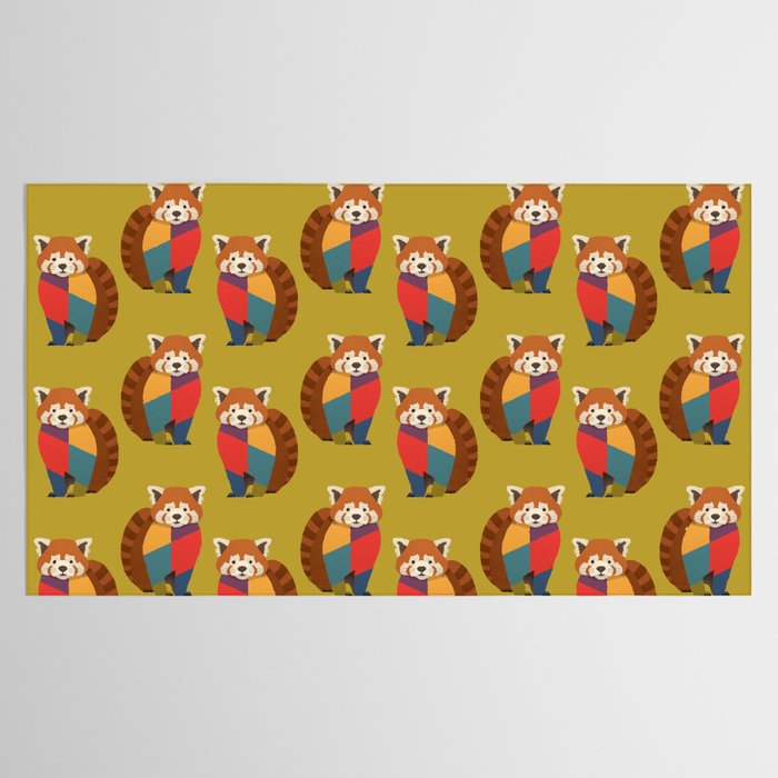 Red Panda Tablecloth Gallery Image 2