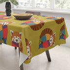 Red Panda Tablecloth Gallery Image 3