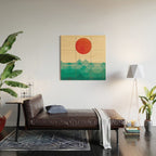 The ocean, the sea, the wave Wood Wall Art Gallery Image 2