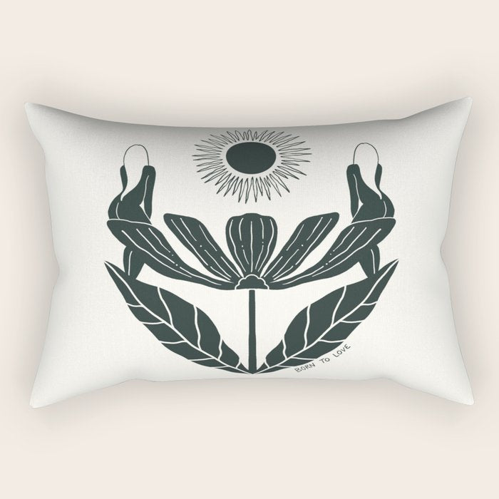 Born to Love Rectangular Pillow Gallery Image 2
