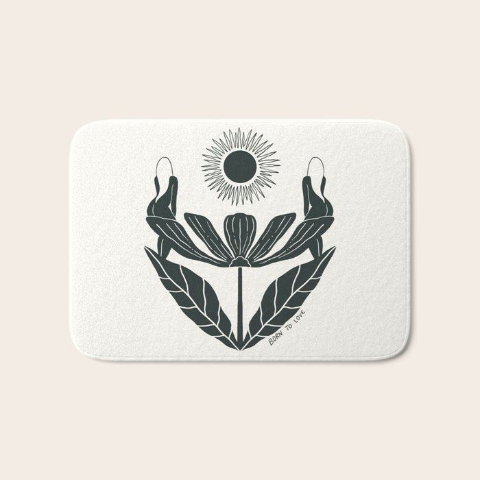 Born to Love Bath Mat Gallery Image 1