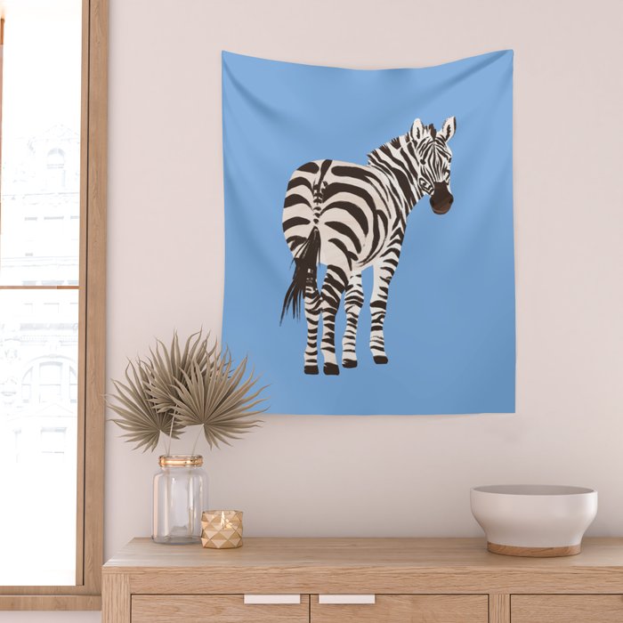 Zebra Wall Tapestry Gallery Image 2
