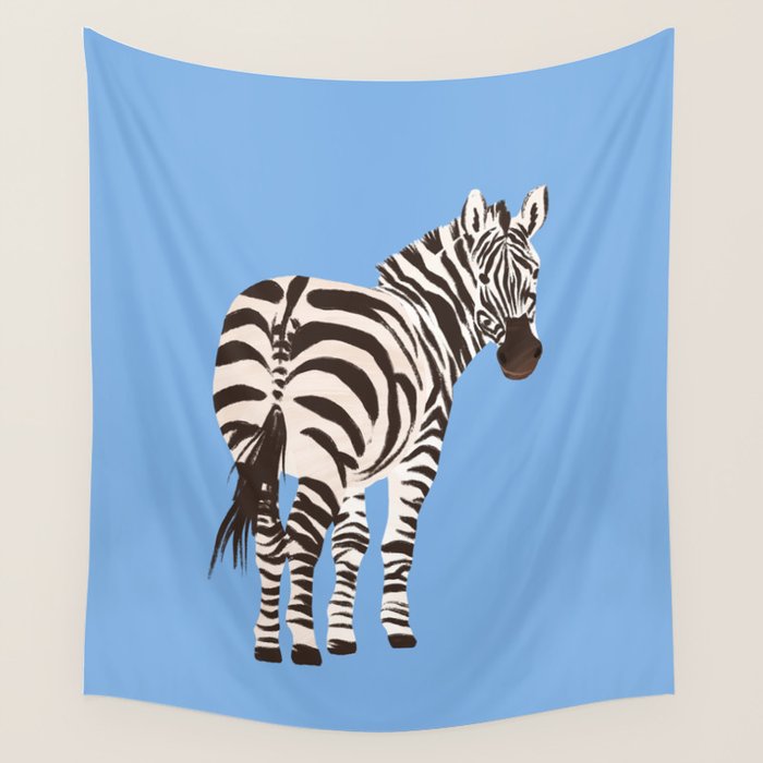 Zebra Wall Tapestry Gallery Image 1