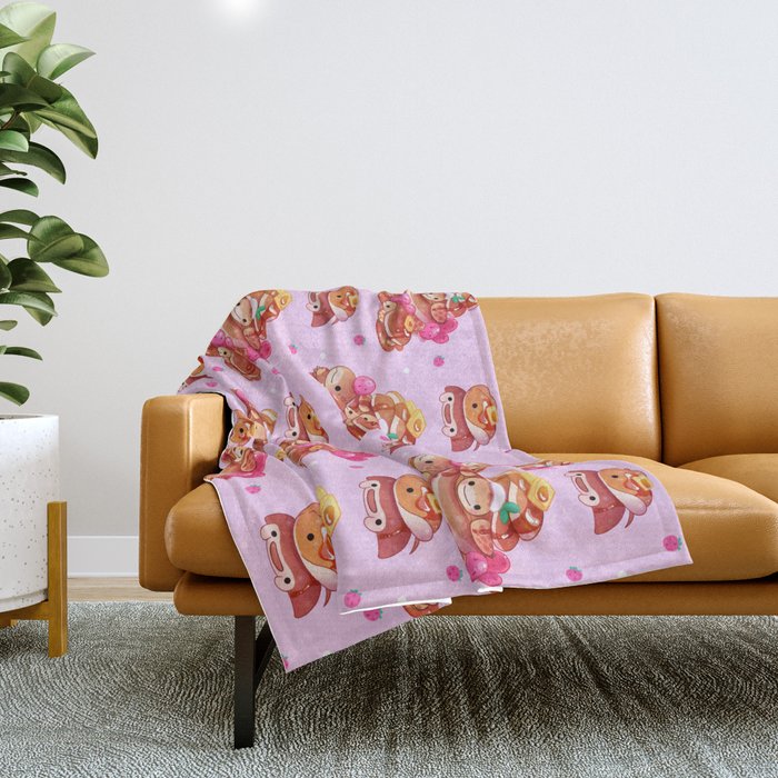 Pancake tortoise Throw Blanket Gallery Image 1
