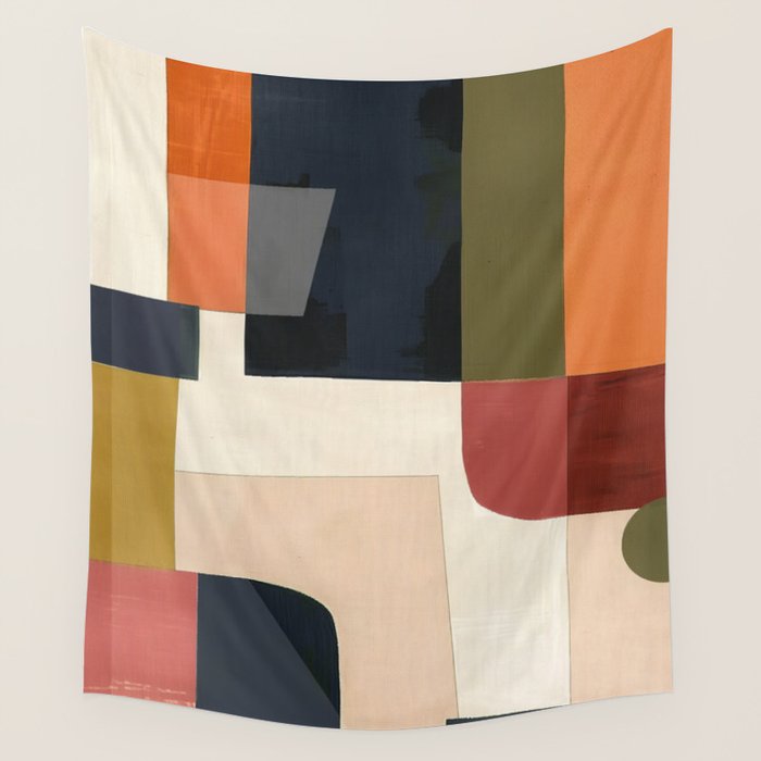 Silent Geometry Wall Tapestry Gallery Image 4