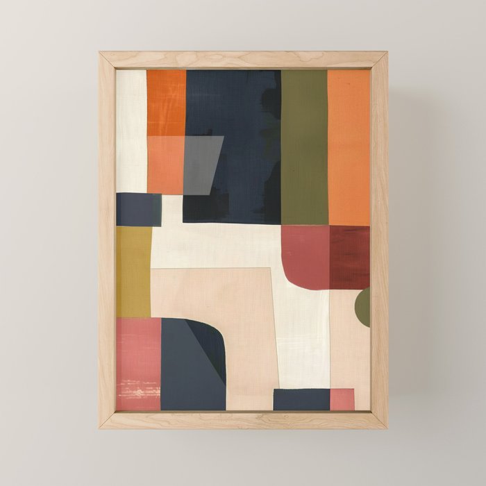 Silent Geometry Mini Art Print Gallery Image 1