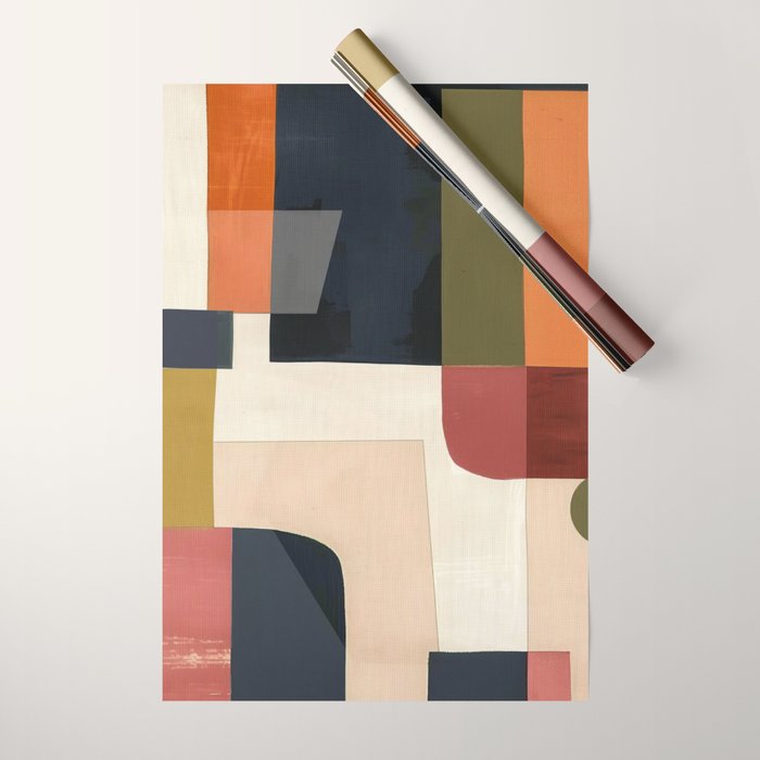Silent Geometry Wrapping Paper Gallery Image 1