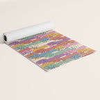 Retro Rainbow Funny Dachshunds Yoga Mat Gallery Image 2
