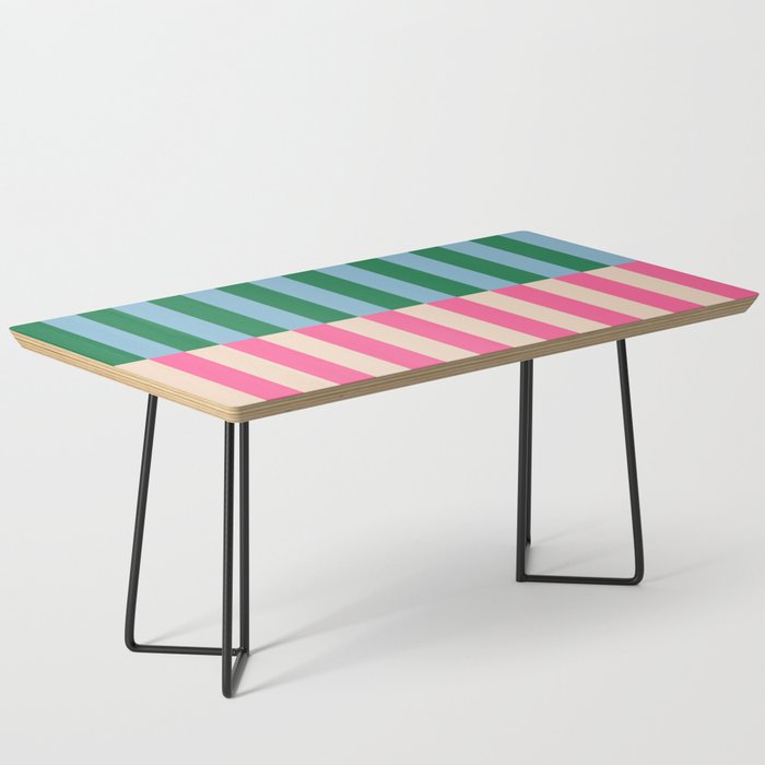 Modern Minimalist Abstract Stripes Coffee Table Gallery Image 1