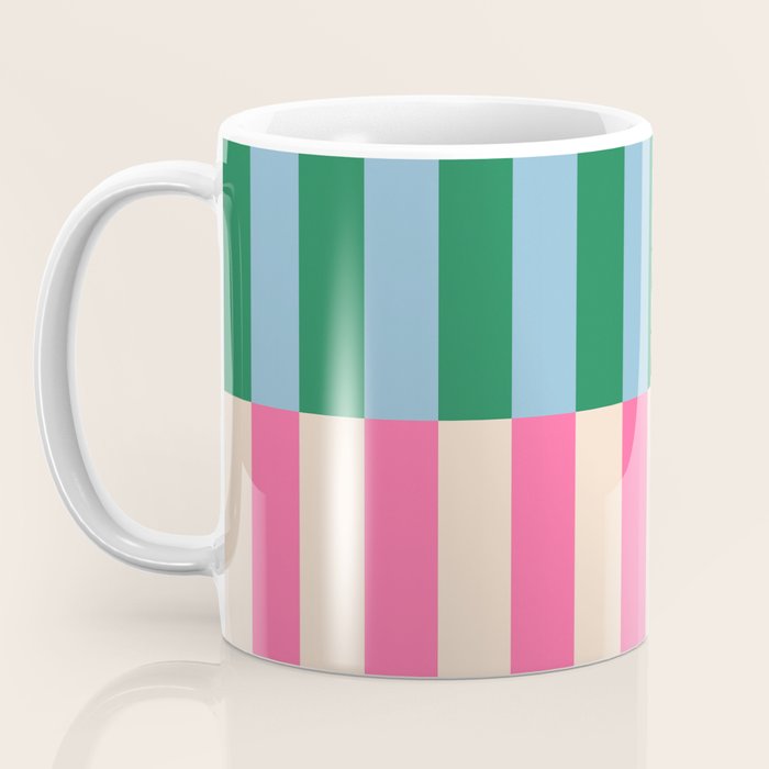 Modern Minimalist Abstract Stripes Coffee Mug Gallery Image 3