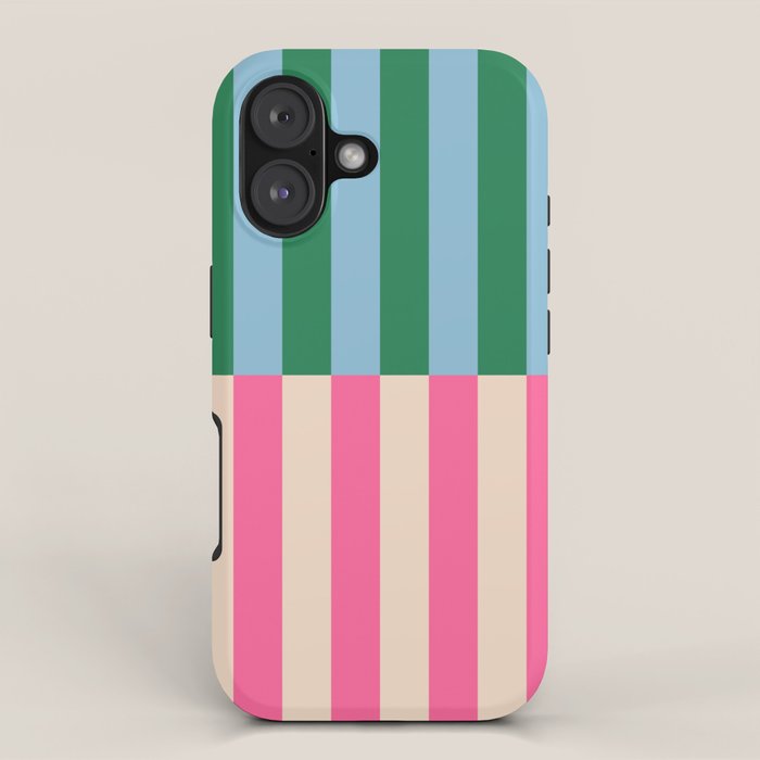 Modern Minimalist Abstract Stripes iPhone Case Gallery Image 1