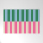 Modern Minimalist Abstract Stripes Welcome Mat Gallery Image 1