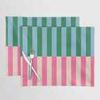 Modern Minimalist Abstract Stripes Placemat Gallery Image 1