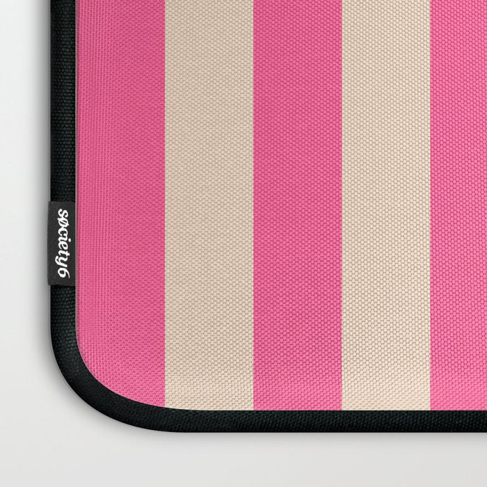 Modern Minimalist Abstract Stripes Laptop Sleeve Gallery Image 3