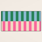 Modern Minimalist Abstract Stripes Desk Mat Gallery Image 3