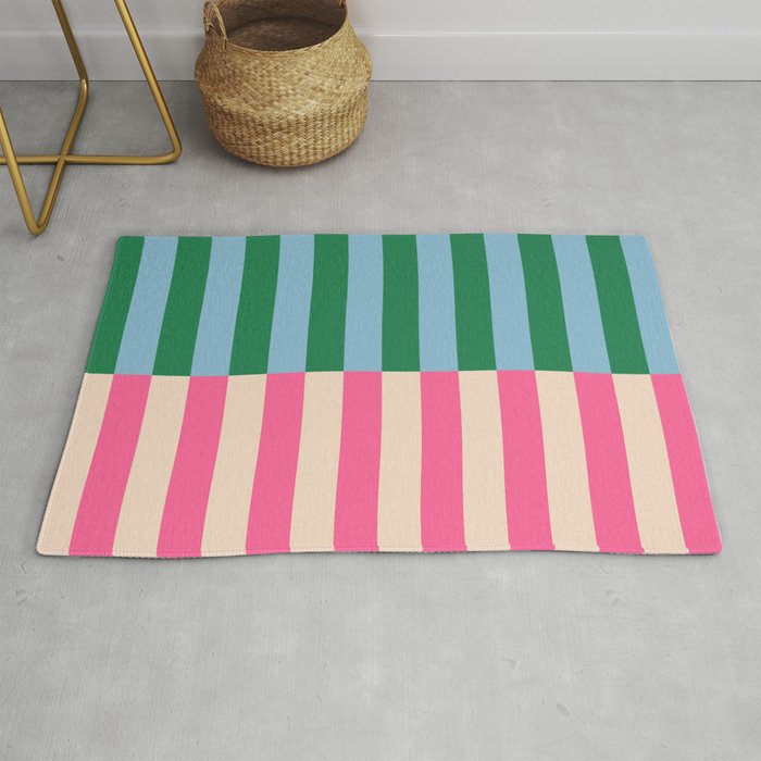 Modern Minimalist Abstract Stripes Rug Gallery Image 1