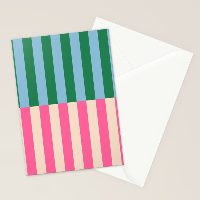 Modern Minimalist Abstract Stripes Stationery Card Gallery Image 2