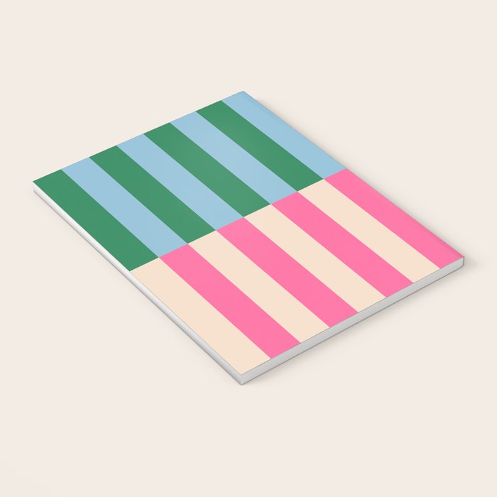 Modern Minimalist Abstract Stripes Notebook Gallery Image 3