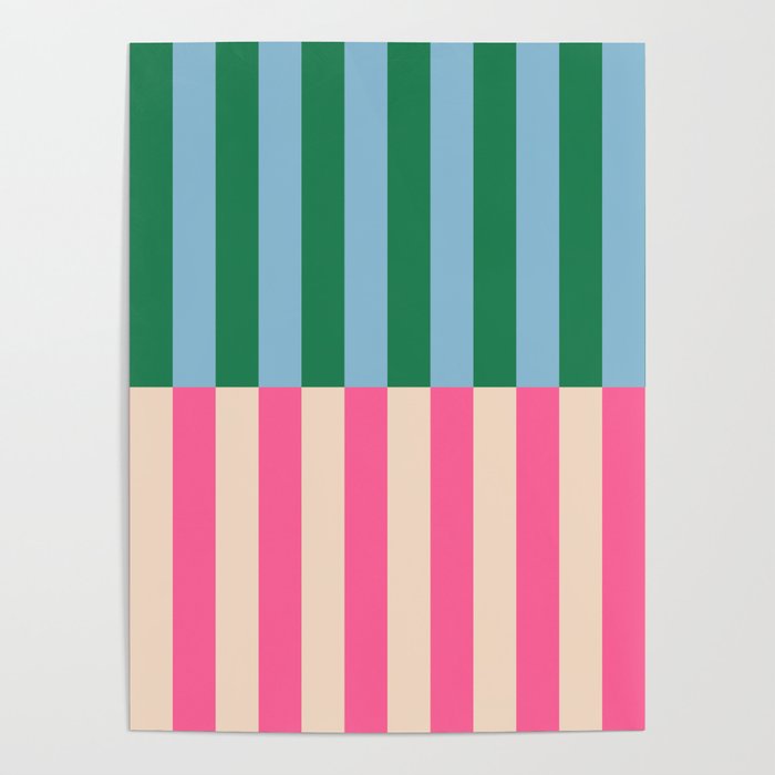 Modern Minimalist Abstract Stripes Poster Gallery Image 4