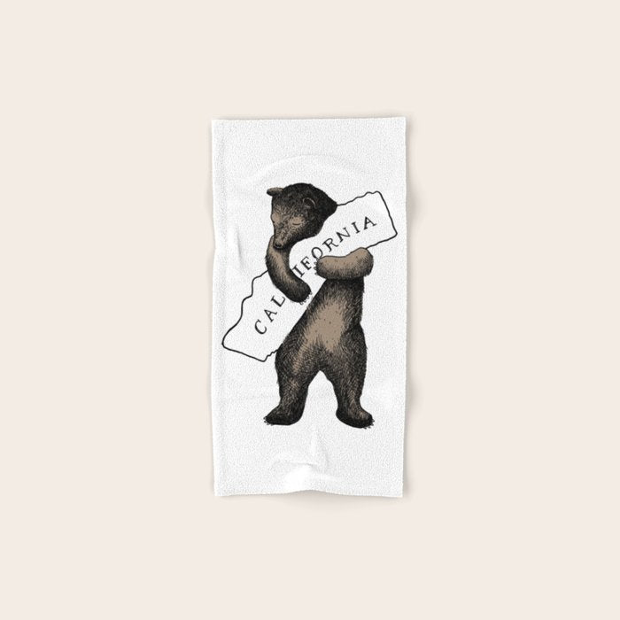 i love you california Bath Towel Gallery Image 1