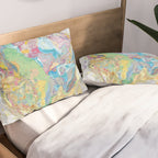 USGS Geological Map of North America Pillow Sham Gallery Image 2