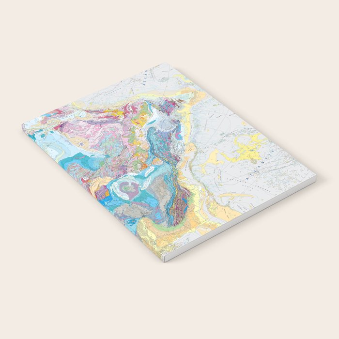 USGS Geological Map of North America Notebook Gallery Image 1